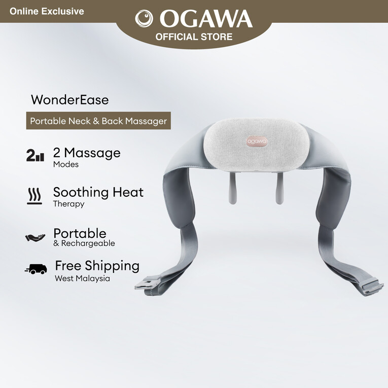 [Shop.com] Ogawa by Ogawa WonderEase Portable Neck & Back Massager + Free Tinkle-X